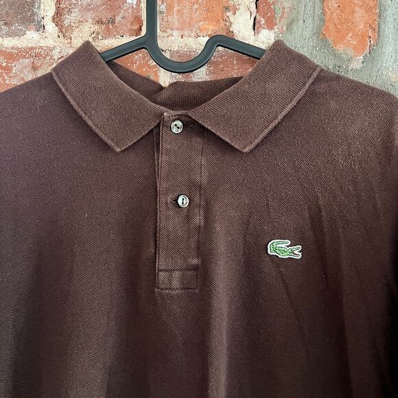 Lacoste Men's Brown Polo Shirt. XL 23x27 - Picture 1 of 4